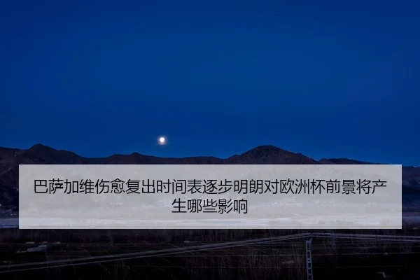 巴萨加维伤愈复出时间表逐步明朗对欧洲杯前景将产生哪些影响 | okooo
